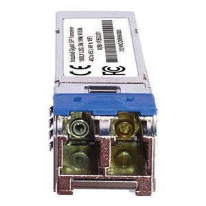 Tripp Lite   Industrial Gigabit SFP Transceiver 1000Base-LX, Singlemode, LC Duplex, DDM, -40° to 85°C, 10 km (6.2 mi.) SFP (mini-GBIC) tra… N286I-1P25GLXD1