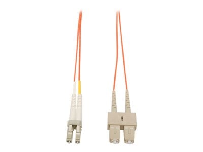 Tripp Lite   6M Duplex Multimode 62.5/125 Fiber Optic Patch Cable LC/SC 20′ 20ft 6 Meter patch cable 6.01 m orange N316-06M