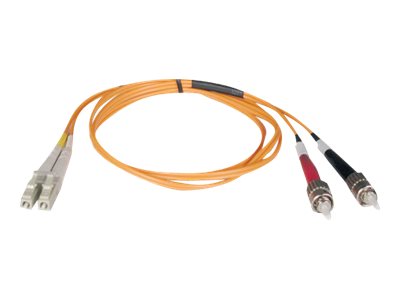 Tripp Lite   9M Duplex Multimode 62.5/125 Fiber Optic Patch Cable LC/ST 30′ 30ft 9 Meter patch cable 9 m orange N318-09M