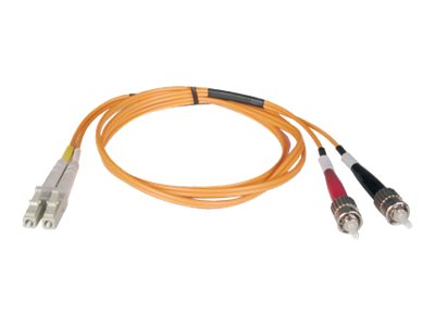Tripp Lite   30M Duplex Multimode 62.5/125 Fiber Optic Patch Cable LC/ST 100′ 100ft 30 Meter patch cable 30 m orange N318-30M
