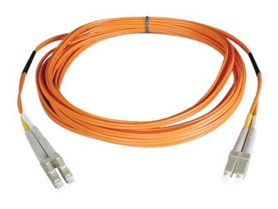 Tripp Lite   0.3M Duplex Multimode 62.5/125 Fiber Optic Patch Cable LC/LC 1′ 1ft 0.3 Meter patch cable 0.3 m orange N320-001