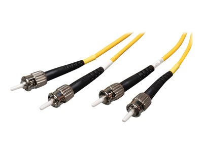 Tripp Lite   1M Duplex Singlemode 9/125 Fiber Optic Patch Cable ST/ST 3′ 3ft 1 Meter patch cable 1 m yellow N352-01M