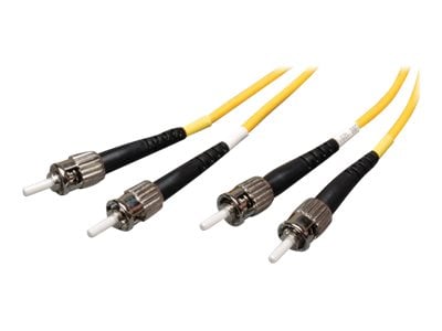 Tripp Lite   9M Duplex Singlemode 9/125 Fiber Optic Patch Cable ST/ST 30′ 30ft 9 Meter patch cable 9 m yellow N352-09M