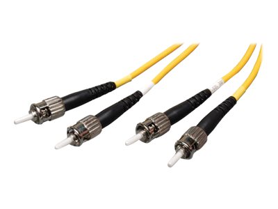 Tripp Lite   15M Duplex Singlemode 9/125 Fiber Optic Patch Cable ST/ST 50′ 50ft 15 Meter patch cable 15 m yellow N352-15M