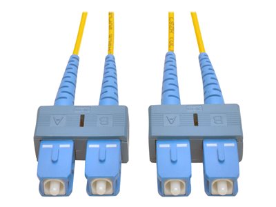 Tripp Lite   10M Duplex Singlemode 9/125 Fiber Optic Patch Cable SC/SC 33′ 33ft 10 Meter patch cable 10 m yellow N356-10M