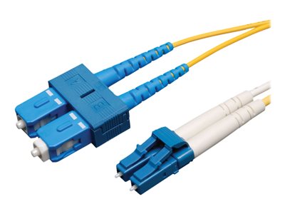 Tripp Lite   20M Duplex Singlemode 9/125 Fiber Optic Patch Cable LC/SC 65′ 65ft 20 Meter patch cable 20 m yellow N366-20M