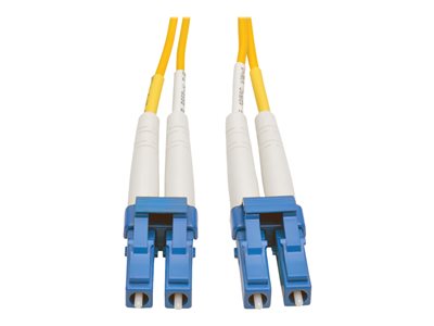 Tripp Lite   8M Duplex Singlemode 9/125 Fiber Optic Patch Cable LC/LC 26′ 26ft 8 Meter patch cable 8 m yellow N370-08M
