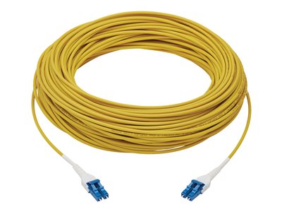 Tripp Lite   100G Duplex Singlemode 9/125 OS2 Armored Fiber Optic Cable (LC/LC Duplex M/M), LSZH, Yellow, 100 m (328 ft.) network cable 100 m… N370-100M-AR