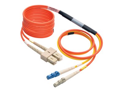 Tripp Lite   3M Fiber Optic Mode Conditioning Patch Cable LC/SC 10′ 10ft 3 Meter patch cable 3.05 m orange N425-03M