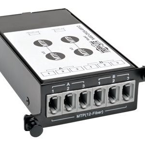 Tripp Lite 100Gb/120Gb to 40Gb Breakout Cassette 2 24-Fiber to 6 12-Fiber fiber optic cassette N484-2M24-6M12 Tripp Lite 100Gb/120Gb to 40Gb Breakout Cassette 2 24-Fiber to 6 12-Fiber fiber optic cassette N484-2M24-6M12