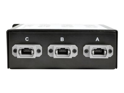 Tripp Lite   40Gb-10Gb Breakout Cassette x3 8-Fiber OM4 MTP/MPO to x12 Dup LC fiber optic cassette N484-3M8-LC12