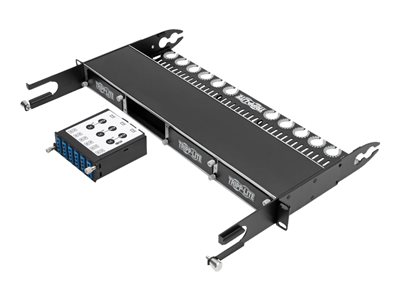 Tripp Lite   9/125 Singlemode Fiber 40/100 Gb to 10 Gb Breakout Cassette, (x3) 8-Fiber MTP/MPO (APC) to (x12) LC (UPC) Duplex, N484 Chassis f… N484-3M8L12S