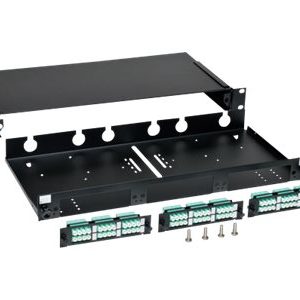 Tripp Lite   36-Port LC/LC Rackmount Fiber Enclosure Feed Through Patch Panel 1U patch panel 1U 19″ N492-036-LCLC-E