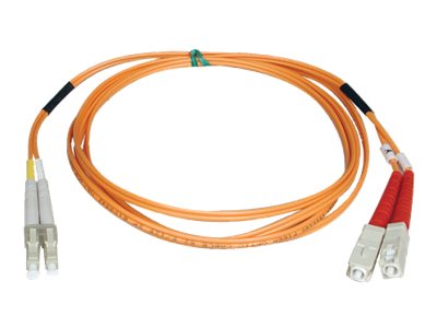 Tripp Lite   5M Duplex Multimode 50/125 Fiber Optic Patch Cable LC/SC 16′ 16ft 5 Meter patch cable 5 m orange N516-05M