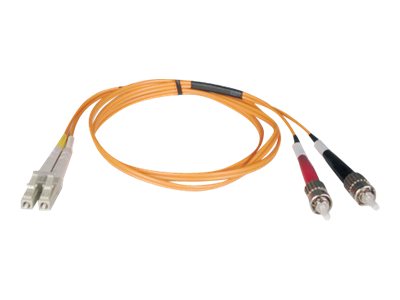 Tripp Lite   5M Duplex Multimode 50/125 Fiber Optic Patch Cable LC/ST 16′ 16ft 5 Meter patch cable 5 m orange N518-05M