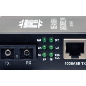 Tripp Lite   10/100 UTP to Singlemode Fiber Media Converter fiber media converter 10Mb LAN, 100Mb LAN N784-001-SC-15