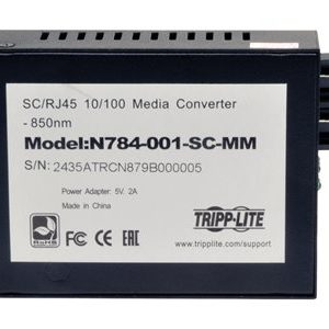 Tripp Lite   10/100 UTP to Multimode Fiber Media Converter fiber media converter 10Mb LAN, 100Mb LAN N784-001-SC-MM
