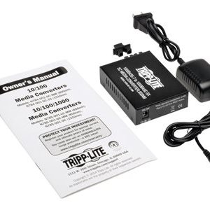 Tripp Lite   SC Multimode Fiber Media Converter Gigabit 10/100/1000 RJ45 fiber media converter 10Mb LAN, 100Mb LAN, GigE N785-001-SC-MM