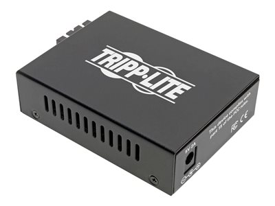 Tripp Lite   Gigabit Singlemode Fiber to Ethernet Media Converter, SMF 10/100/1000 SC, 1310 nm, 20 km (12.4 mi.) fiber media converter 10Mb… N785-INT-SC-SM