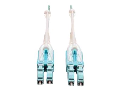 Tripp Lite   5M 10Gb 50/125 OM3 Fiber Cable Push/Pull Tabs LC/LC 5 Meters patch cable 5 m aqua N820-05M-T