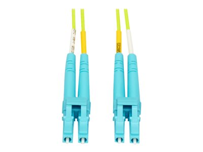 Tripp Lite   LC to LC Multimode Duplex Fiber Optics Patch Cable, 25 Meter 100Gb, 50/125, OM5, LC/LC, Lime Green patch cable 25 m lime green N820-25M-OM5