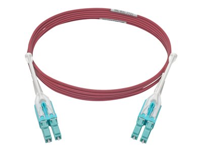 Tripp Lite   2M 10 Gb Duplex Multimode 50/125 OM4 LSZH Fiber Patch Cable (LC/LC), Push/Pull Tabs, Magenta, 2 m (6.5 ft.) patch cable 2 m mag… N821-02M-MG-T