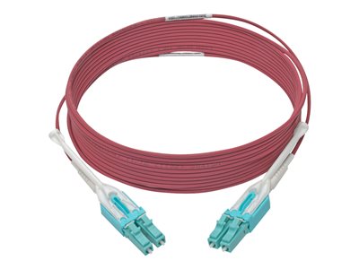 Tripp Lite   10 Gb Duplex Multimode 50/125 OM4 LSZH Fiber Patch Cable (LC/LC), Push/Pull Tabs, Magenta, 4 m (13 ft.) patch cable 4 m magenta N821-04M-MG-T