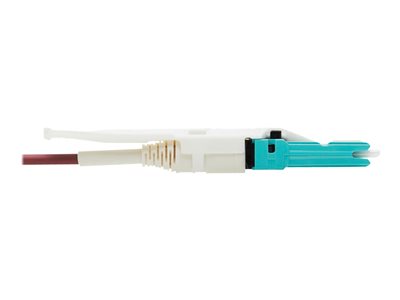 Tripp Lite   400G Duplex Multimode 50/125 OM4 Fiber Optic Cable (CS-PC/LC-PC), Round LSZH Jacket, Magenta, 1 m network cable 1 m white, magen… N822L-01M-MG
