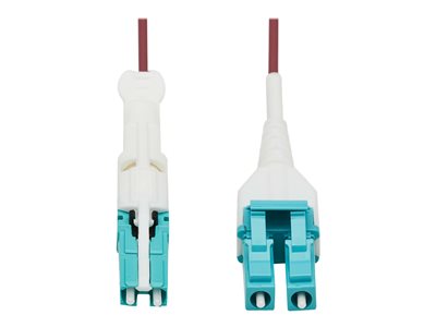 Tripp Lite   400G Duplex Multimode 50/125 OM4 Fiber Optic Cable (CS-PC/LC-PC), Round LSZH Jacket, Magenta, 5 m network cable 5 m white, magen… N822L-05M-MG