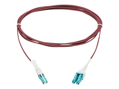 Tripp Lite   400G Duplex Multimode 50/125 OM4 Fiber Optic Cable (CS-PC/LC-PC), Round LSZH Jacket, Magenta, 5 m network cable 5 m white, magen… N822L-05M-MG