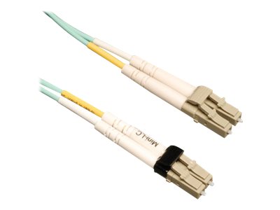 Tripp Lite   1M 10Gb Duplex Multimode 50/125 OM3 LSZH Fiber Optic Patch Cable LC/LC Aqua 3′ 3ft 1 Meter patch cable 1 m aqua N836-01M