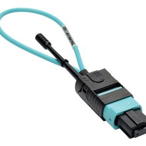 Tripp Lite   MTP / MPO Fiber Optic Loopback Tester Multimode 50/125um OM3 loopback cable aqua N844-LOOP-12F