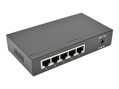 Tripp Lite   5-Port Gigabit Ethernet Switch Desktop Metal Unmanaged Switch switch 5 ports unmanaged NG5