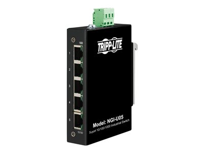 Tripp Lite   5-Port Unmanaged Industrial Gigabit Ethernet Switch10/100/1000 Mbps, DIN/Wall MountSwitchunmanaged5 x 10/100/1000DIN r… NGI-U05