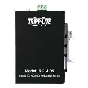 Tripp Lite   5-Port Unmanaged Industrial Gigabit Ethernet Switch10/100/1000 Mbps, DIN/Wall MountSwitchunmanaged5 x 10/100/1000DIN r… NGI-U05
