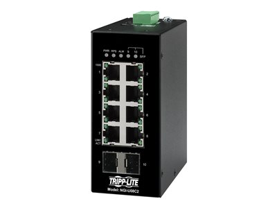 Tripp Lite   Unmanaged Industrial Gigabit Ethernet Switch 8-Port 10/100/1000 Mbps, 2 GbE SFP Slots, DIN Mount switch 8 ports unmanaged TAA Compl… NGI-U08C2