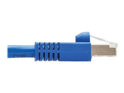 Tripp Lite   M12 X-Code Cat6a 10G F/UTP CMR-LP Shielded Ethernet Cable (Right-Angle M12 M/RJ45 M), IP68, PoE, Blue, 3 m (9.8 ft.) network… NM12-6A4-03M-BL