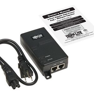 Tripp Lite   Gigabit PoE+ Midspan Active Injector IEEE 802.3at/802.3af, 30W, 1 Port PoE injector 30 Watt NPOE-30W-1G