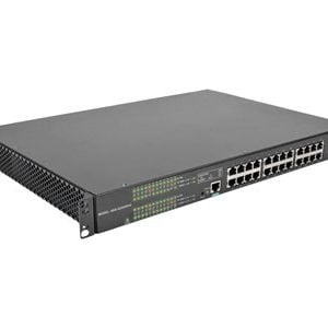 Tripp Lite   24-Port Gigabit Ethernet Switch L2 Managed PoE+ 10/100/1000Mbps 2 SFP Slots Web/CLI w/ 12-Outlet PDU switch 24 ports managed rac… NSS-G24D2P24