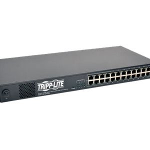 Tripp Lite   24 Port Gigabit Ethernet Switch w/ 12 Outlet PDUSwitchunmanaged16 x 10/100/1000 + 8 x 10/100/1000 (PoE+) + 2 x combo Gi… NSU-G24C2P08