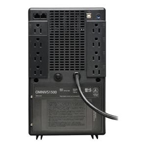 Tripp Lite   UPS 1500VA 940W Battery Back Up Tower AVR 120V USB RJ11 RJ45 UPS 940 Watt 1500 VA OMNIVS1500