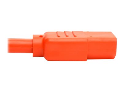 Tripp Lite   6ft Computer Power Extension Cord 10A 18 AWG C14 C13 Orange 6′ power extension cable IEC 60320 C14 to IEC 60320 C13 6 ft P004-006-AOR