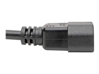 Tripp Lite   C14 Male to C13 Female Power Cable, C13 to C14 PDU-Style, Locking C13 Connector, 10A, 18 AWG, 2 ft. power extension cable IEC 60320… P004-L02