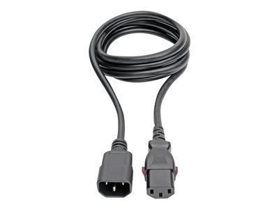 Tripp Lite   C14 Male to C13 Female Power Cable, C13 to C14 PDU-Style, Locking C13 Connector, 10A, 18 AWG, 6 ft. power extension cable IEC 60320… P004-L06