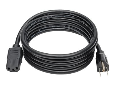 Tripp Lite   8ft Computer Power Cord Cable 5-15P to C13 13A 16AWG 8′ power cable IEC 60320 C13 to NEMA 5-15 8 ft P006-008-13A
