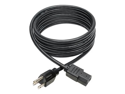 Tripp Lite   10ft Computer Power Cord Cable 5-15P to C13 10A 18AWG 10′ power cable IEC 60320 C13 to NEMA 5-15 10 ft P006-010