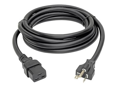 Tripp Lite   10ft Power Cord Extension Cable C19 to 5-20P Heavy Duty 20A 12AWG 10′ power cable NEMA 5-20 to IEC 60320 C19 10 ft P049-010