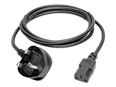 Tripp Lite   6ft Computer Power Cord UK Cable C13 to BS-1363 Plug 10A 6′ power cable IEC 60320 C13 to BS 1363 6 ft P056-006-10A