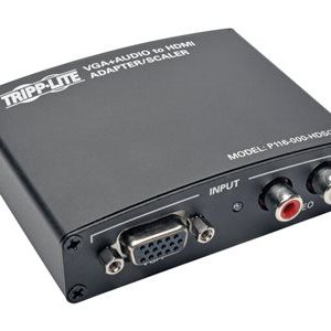 Tripp Lite   VGA to HDMI Component Adapter Converter with RCA Stereo Audio VGA to HDMI 1080p video converter black P116-000-HDSC2