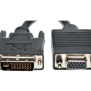 Tripp Lite 8in DVI to VGA Adapter Converter Cable DVI-I Dual Link to HD15 M/F 8″ display adapter 7.9 in P120-08N Tripp Lite 8in DVI to VGA Adapter Converter Cable DVI-I Dual Link to HD15 M/F 8″ display adapter 7.9 in P120-08N